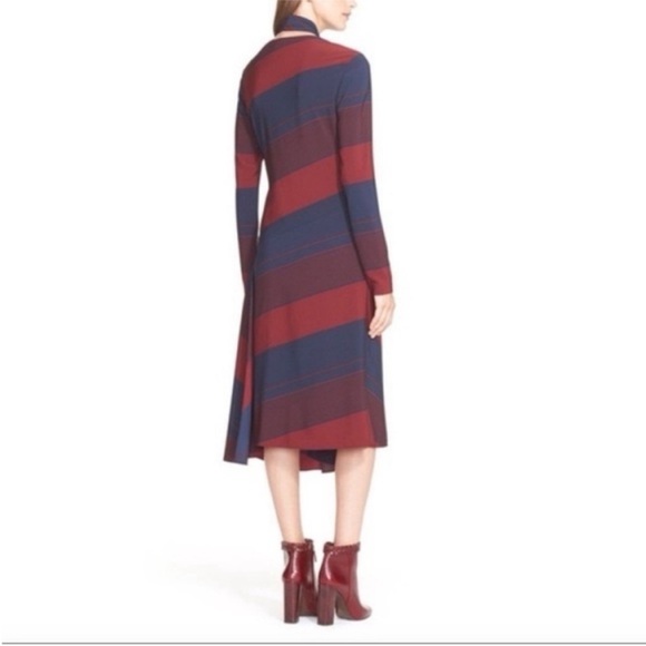 Tory Burch Runway Vogue Lyon Faux Wrap Dress Size 2 - Picture 14 of 16